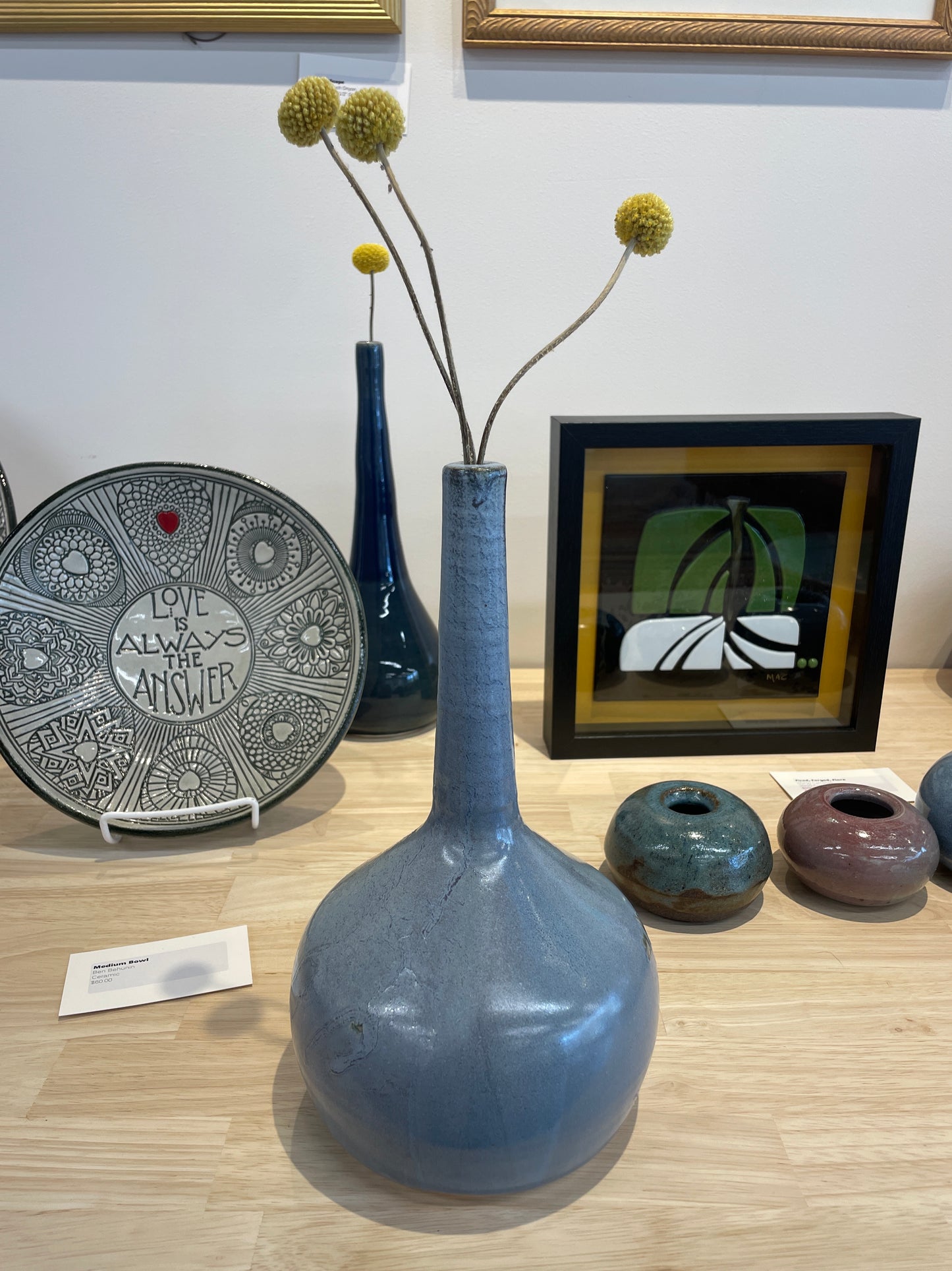 Stem Vase (light blue)