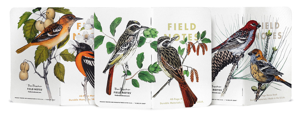 The Birds and Trees of North America Pack B: Pine Grosbeak, Baltimore Oriole...