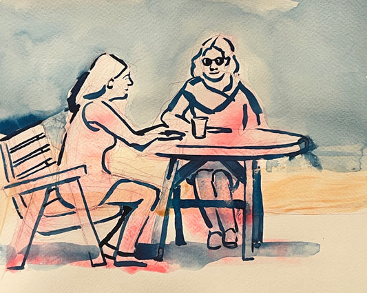 Lunch chat pink