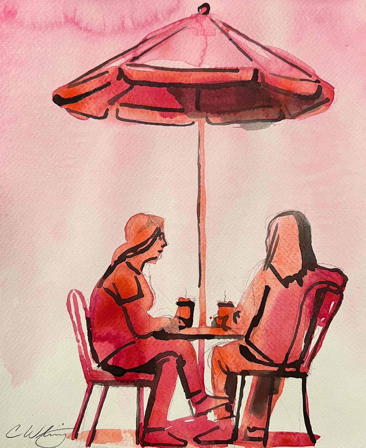 Umbrella lunch
