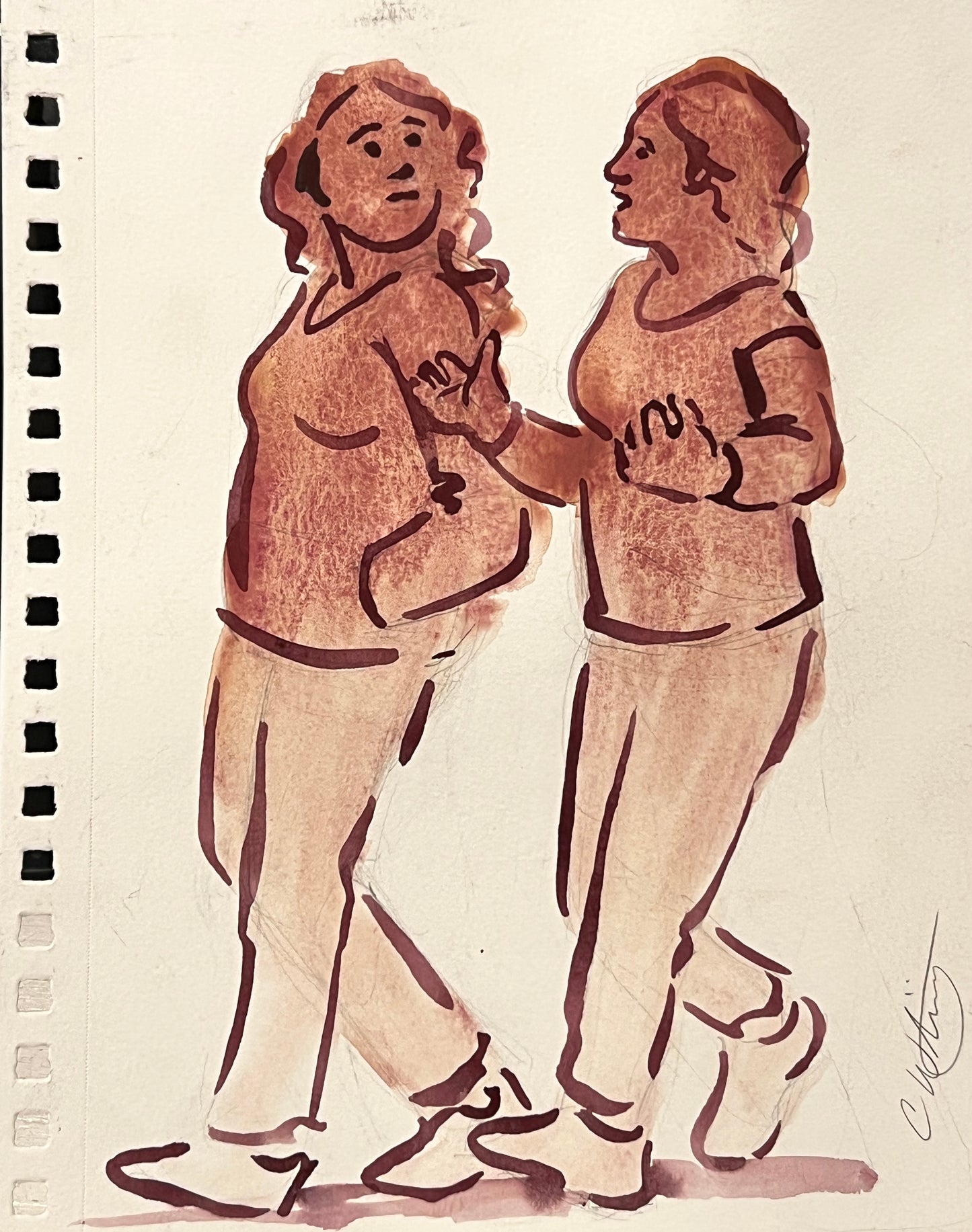 Walk and talk with a friend