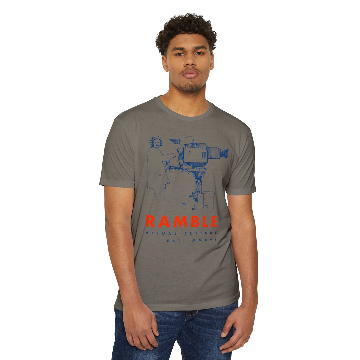 Cameraman - Zachary Proctor Sketch - Poly/Cotton Blend T-Shirt