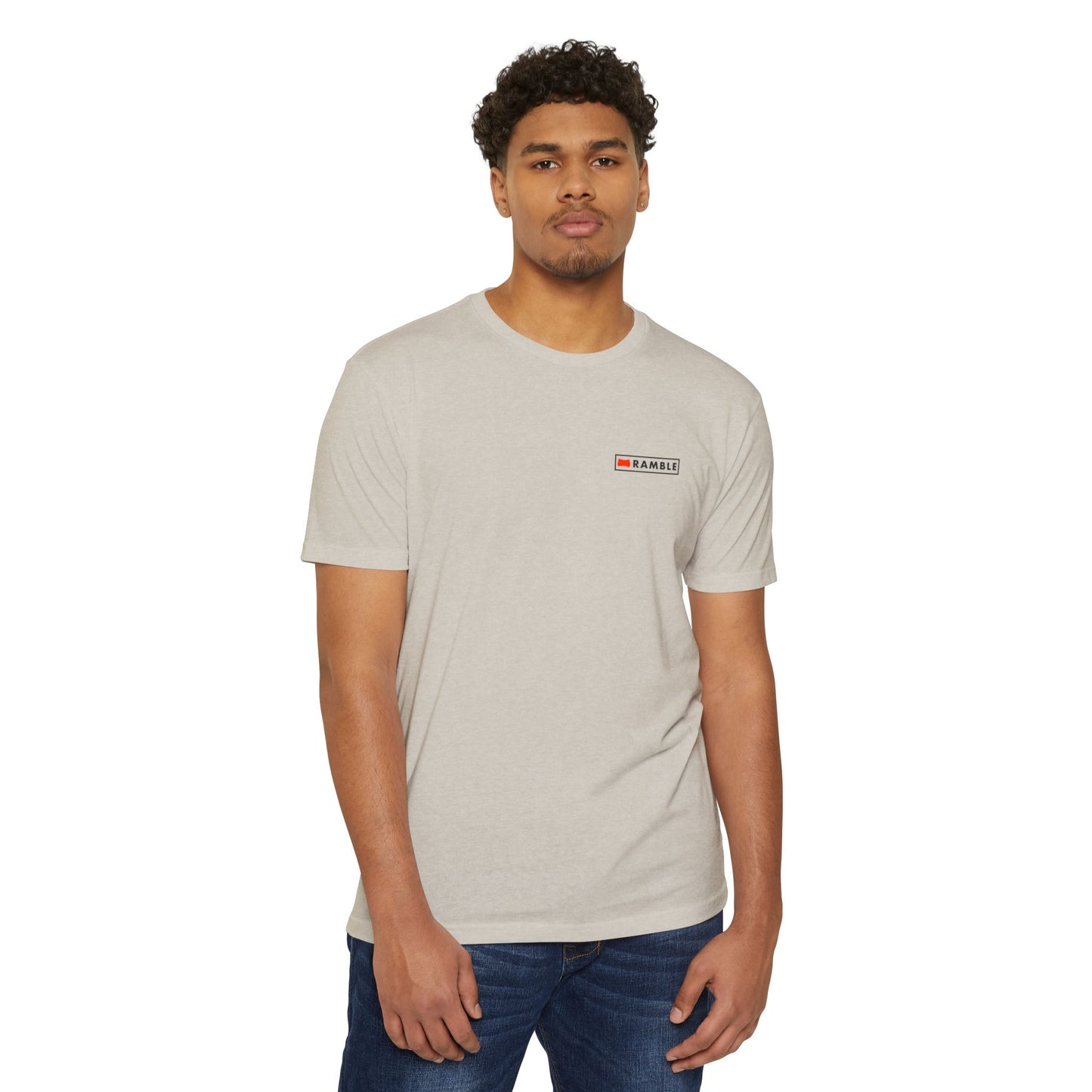 Logo-in-a-box Poly/Cotton Blend Tee