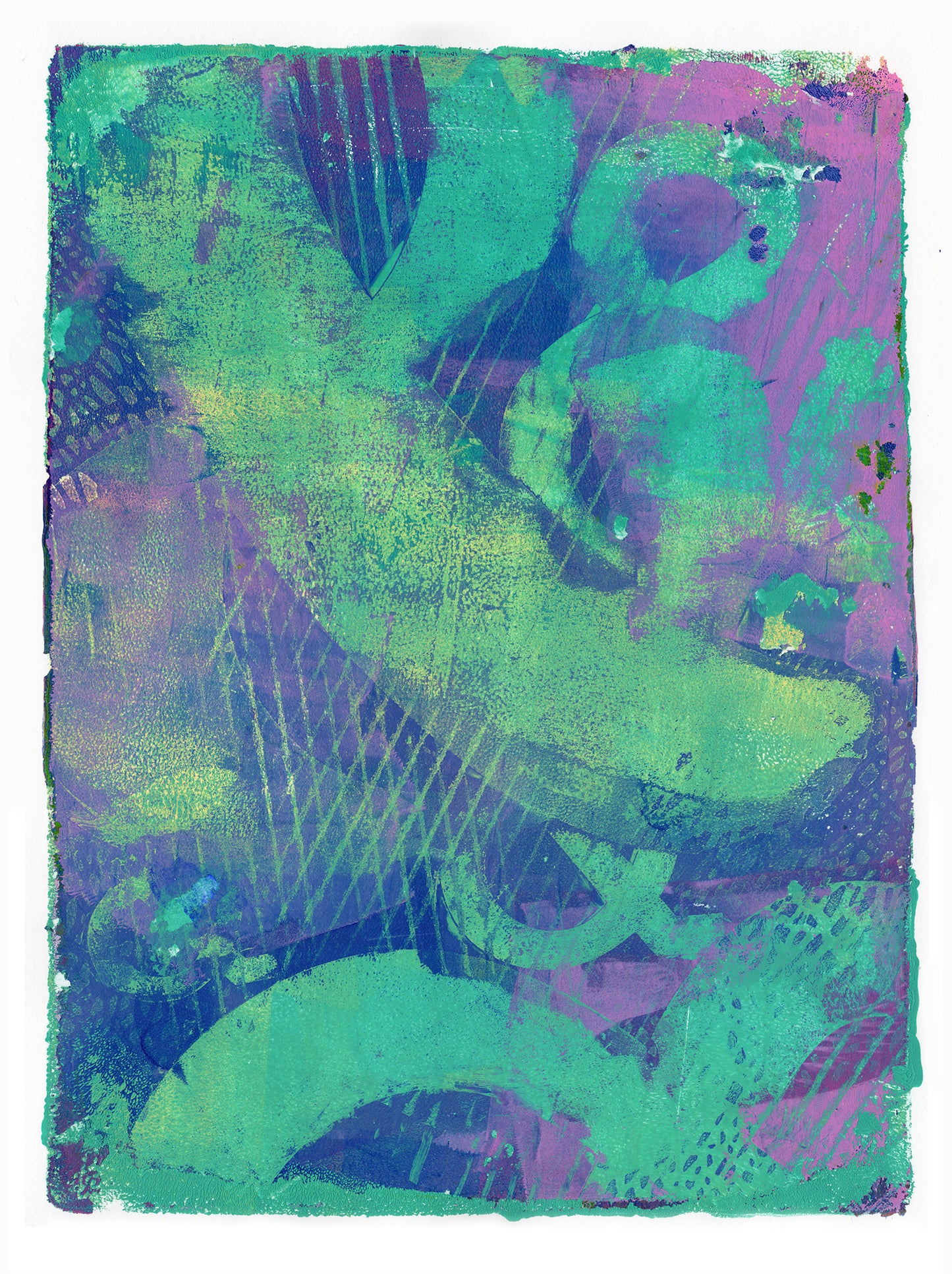 PRINT-OFF SESSION 2 : GEL PLATE MONOTYPE PRINTMAKING