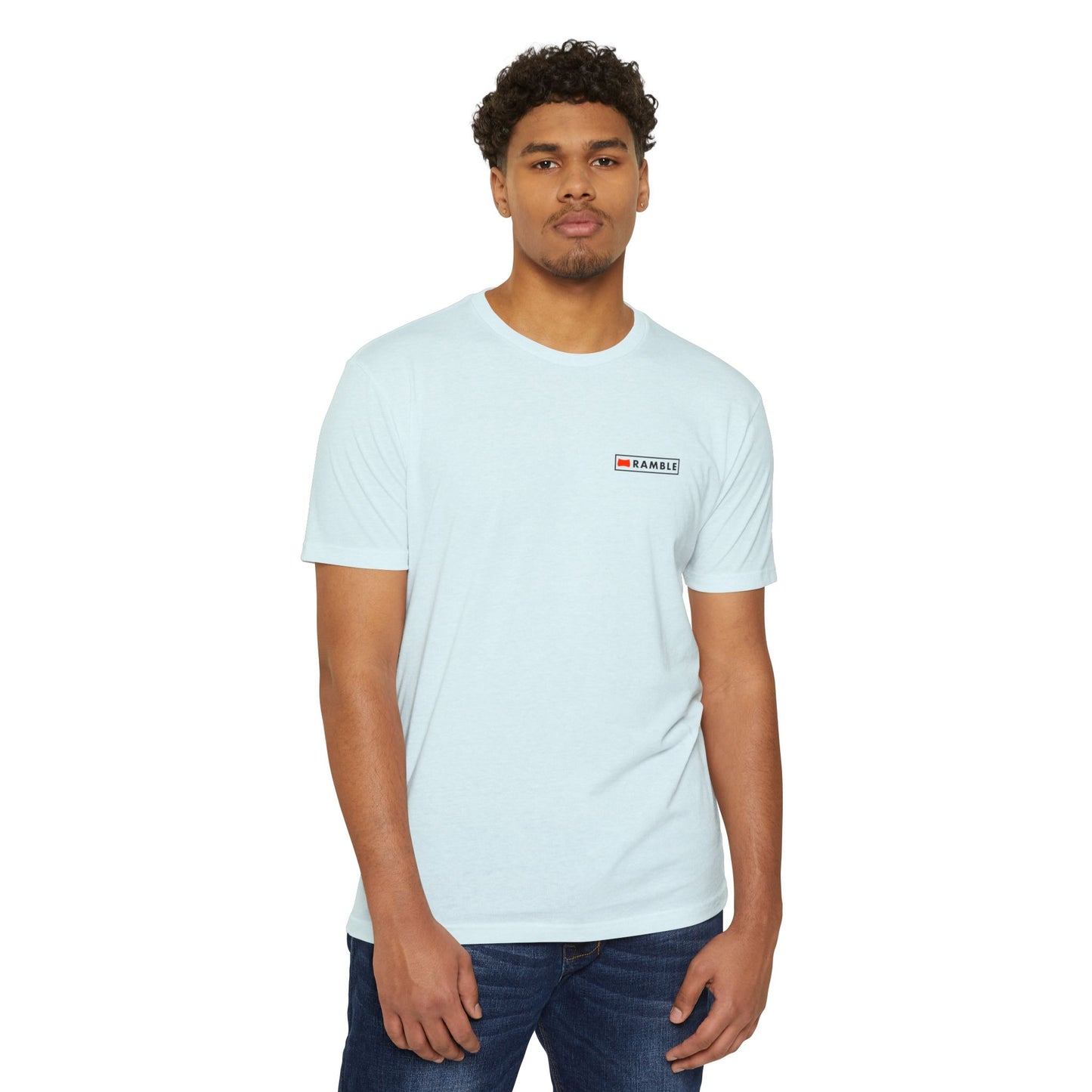 Logo-in-a-box Poly/Cotton Blend Tee