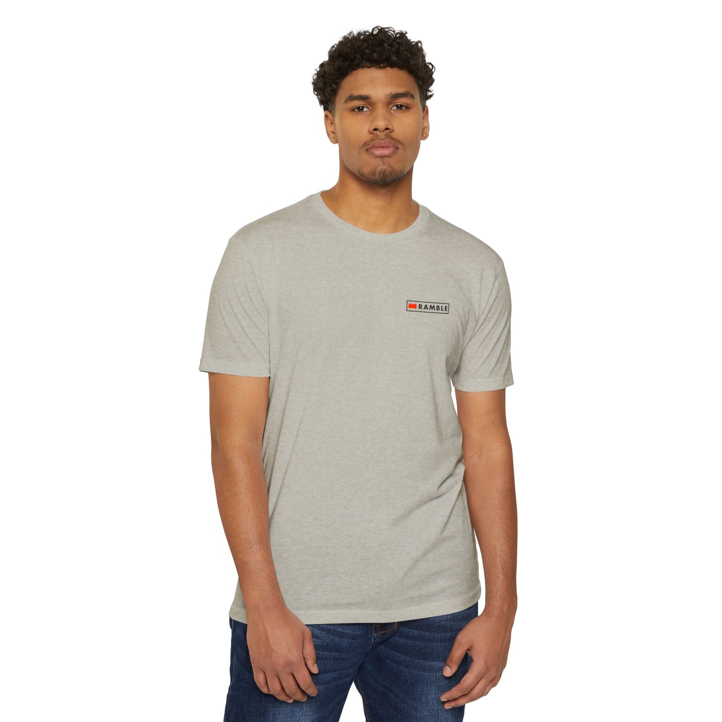 Logo-in-a-box Poly/Cotton Blend Tee