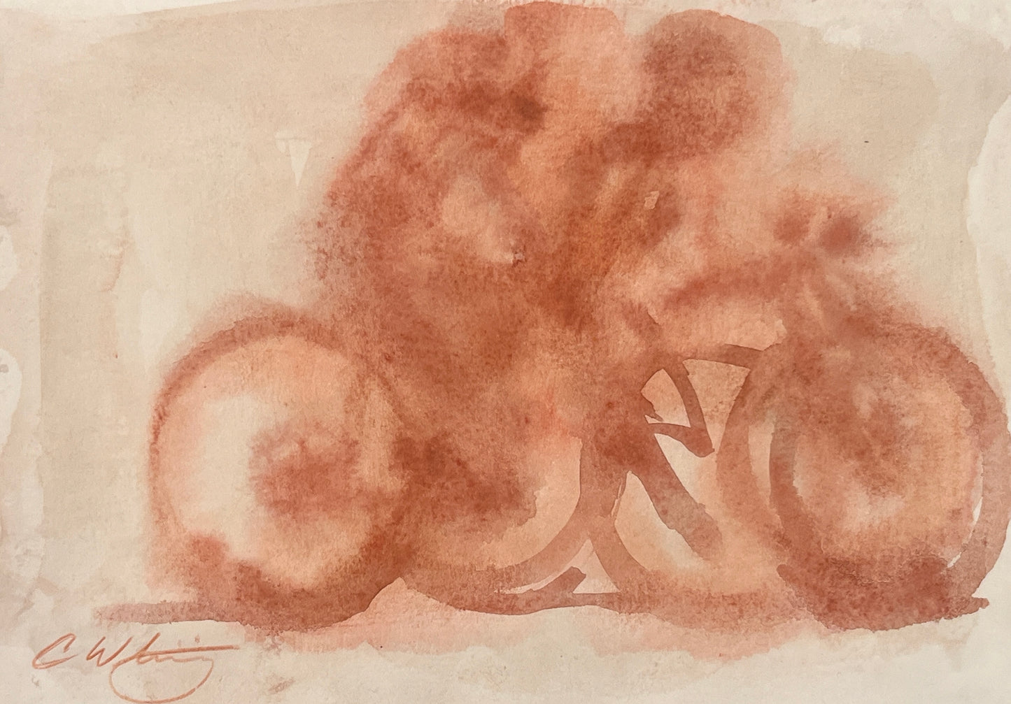 Bike ride red