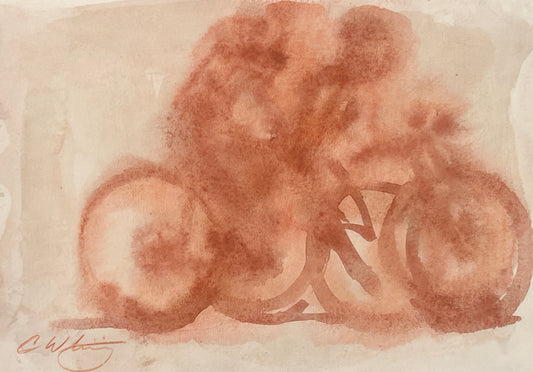 Bike ride red