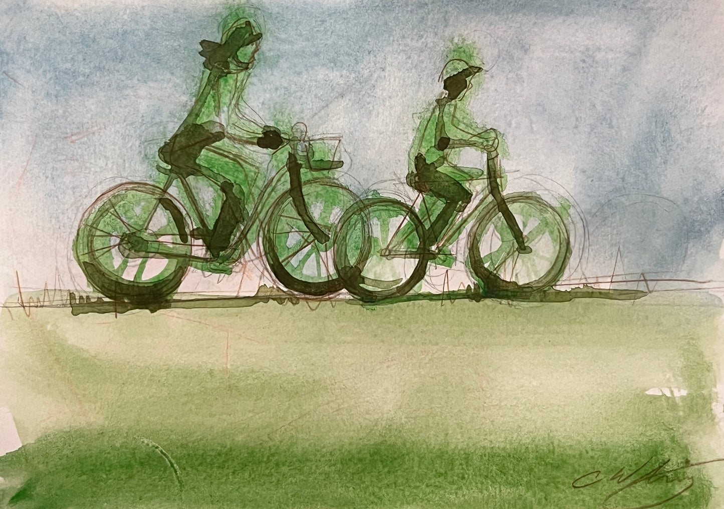 Bikes green