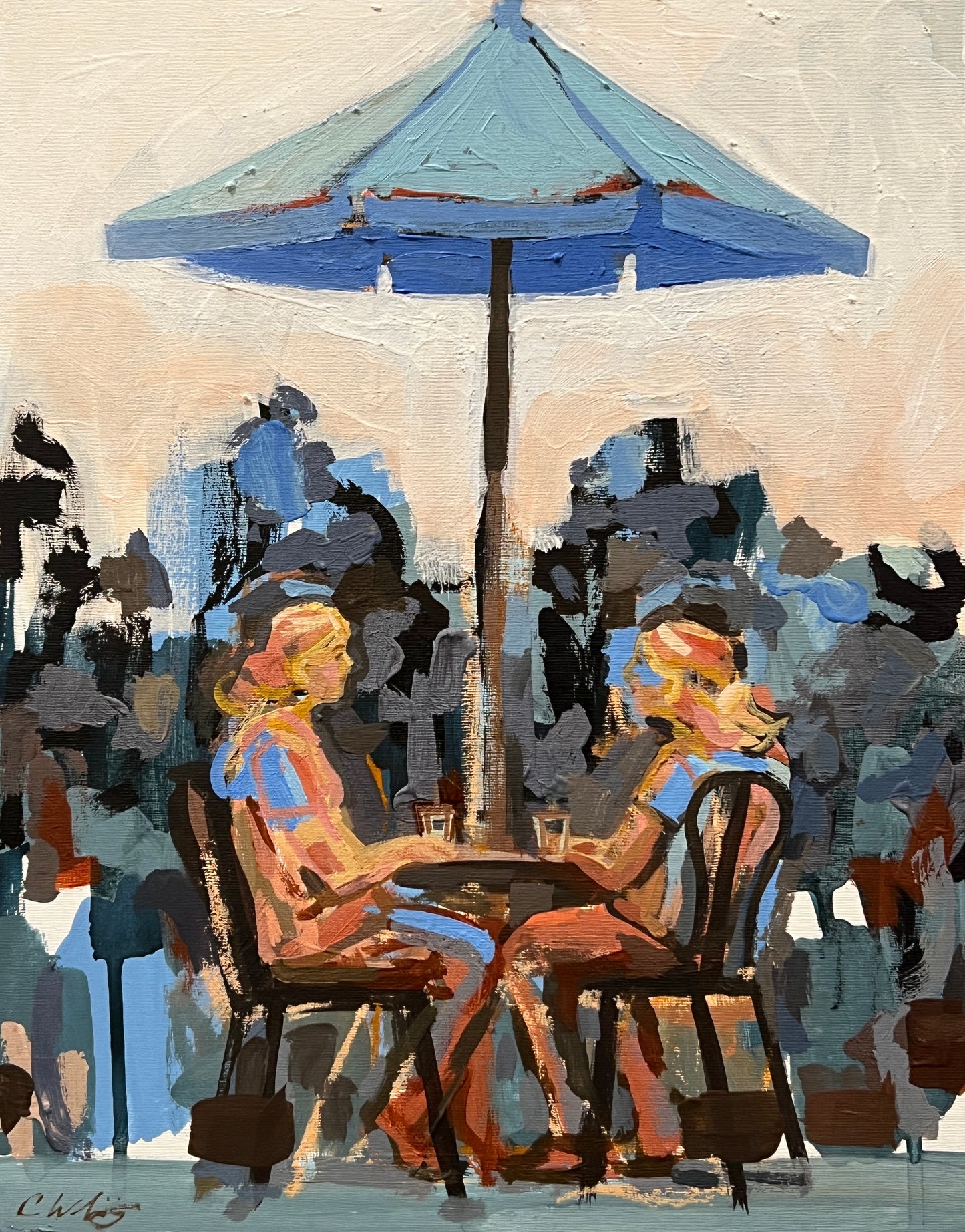 Chat under the Umbrella