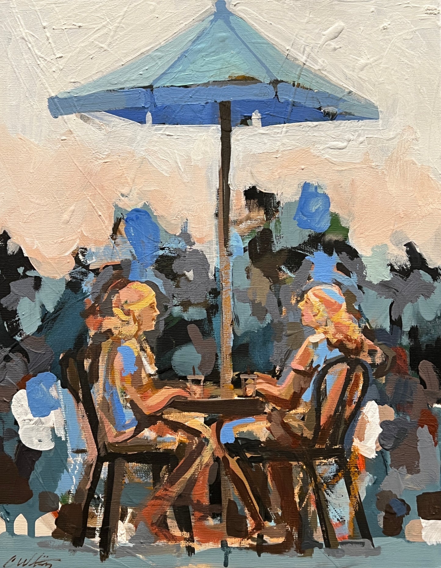 Chat under the Umbrella