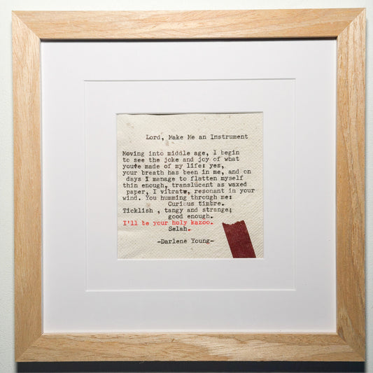 Lord, Make Me an Instrument