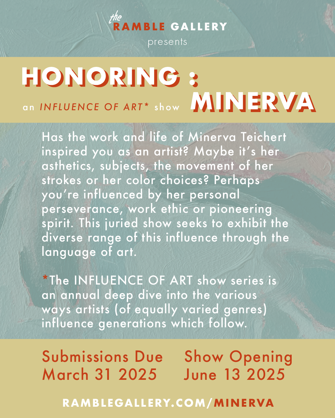 SHOW SUBMISSION : HONORING MINERVA