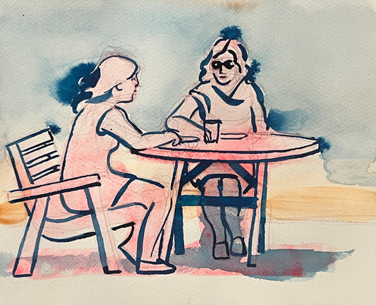Lunch chat pink