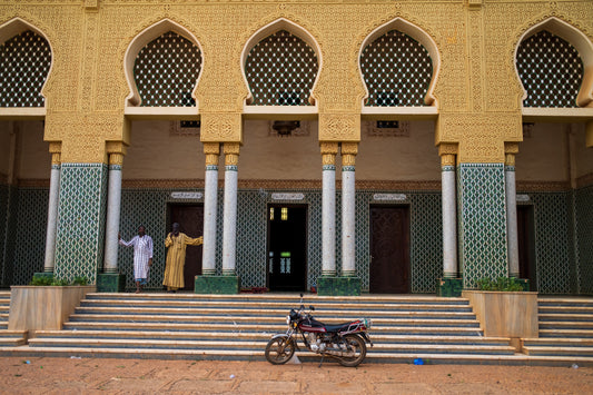 Two Men at a Mosque