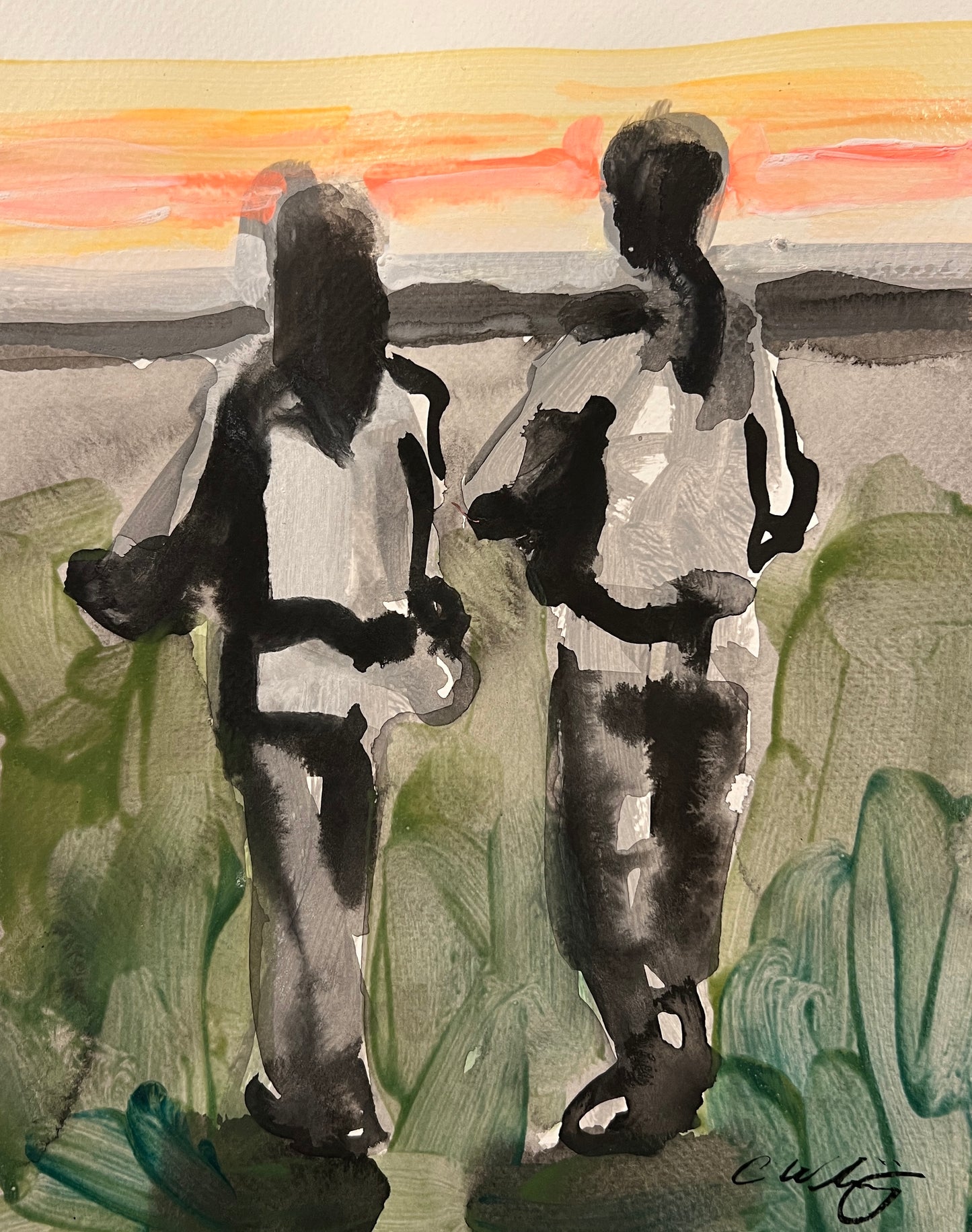 Sunset walk