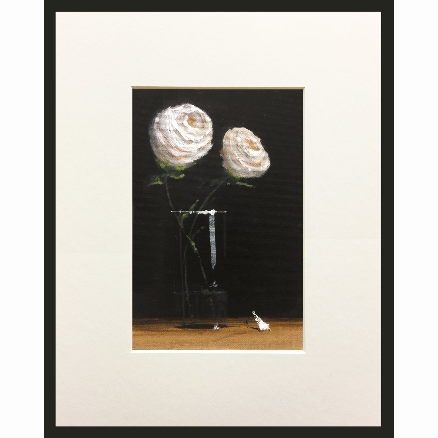 Two White Roses