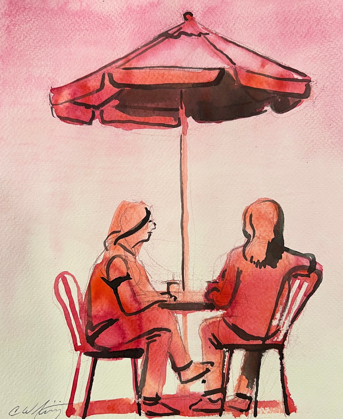 Umbrella lunch