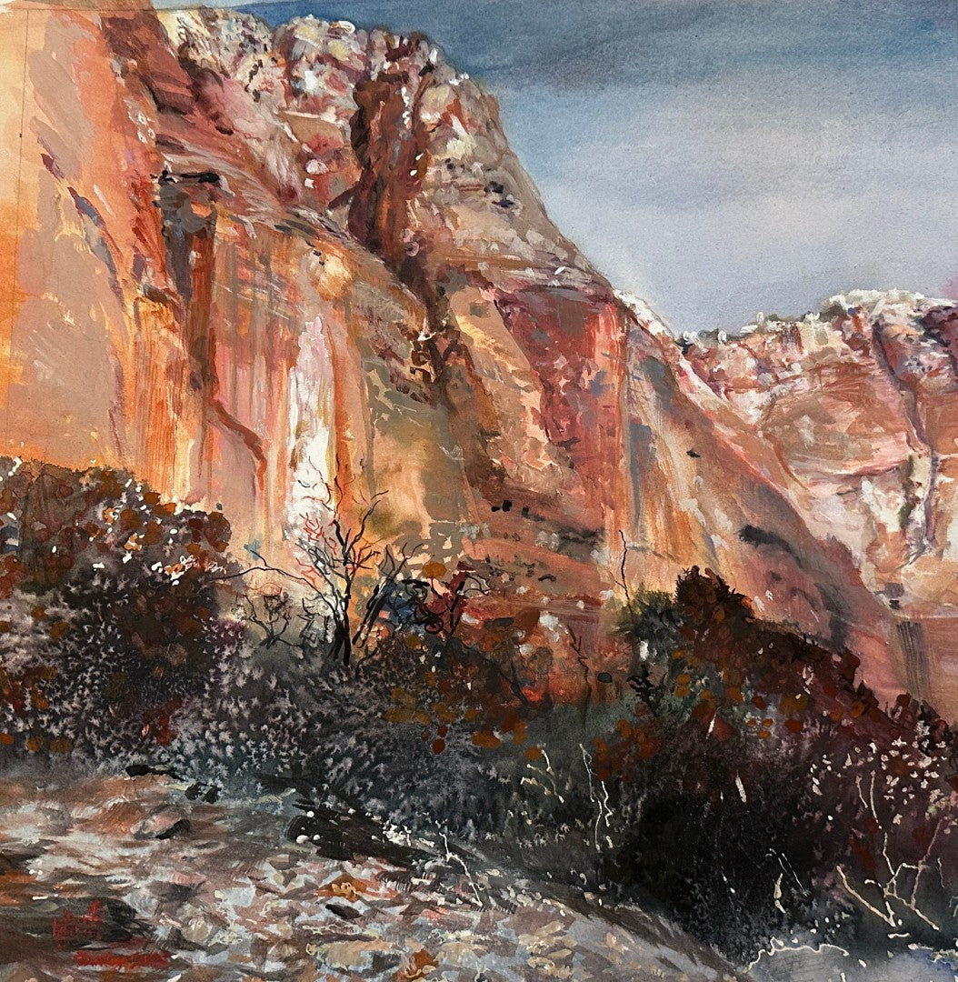 Water Stained Cliff (Capital Reef)